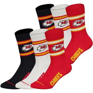 Huddle Sokken 'Kansas City Chiefs'  curry / rood / zwart / wit
