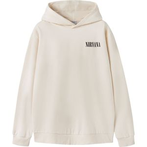 TWO SOON Sweatshirt 'Nirvana'  beige / zwart