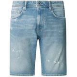 Pepe Jeans - STANLEY - Jeans - Lichtblauw - Ripped - Regular Pasvorm