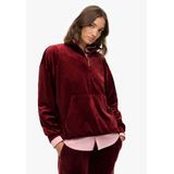 Superdry - Country Club Velour - Sweatshirt - Met Halve Rits