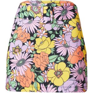 Warehouse Rok  lichtgroen / lichtlila / oranje / rosa / zwart