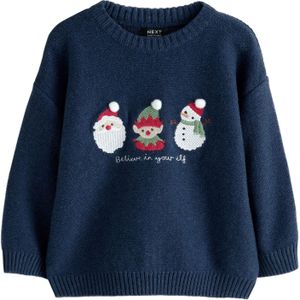 Next Trui  navy / riet / rood / wit