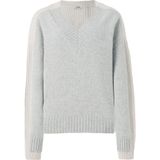 DRYKORN - PASELIA 10 - Trui - Lichtgrijs/Wit