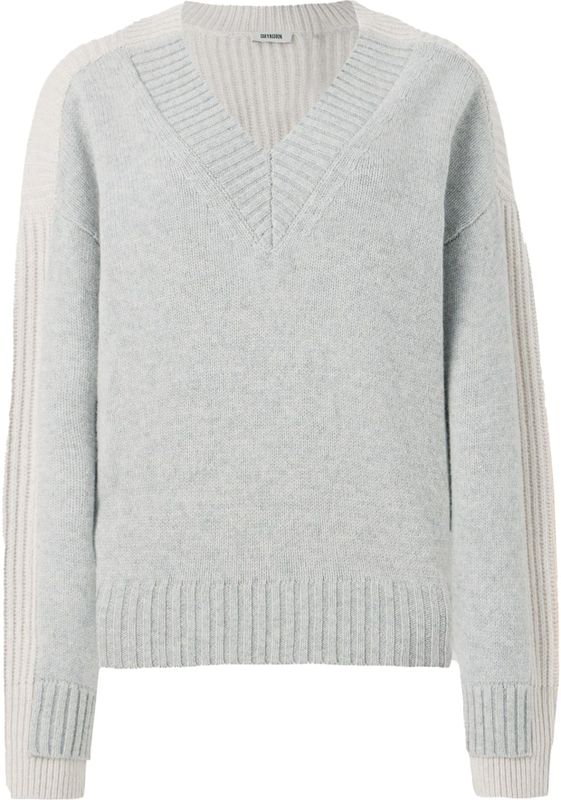 DRYKORN - PASELIA 10 - Trui - Lichtgrijs/Wit