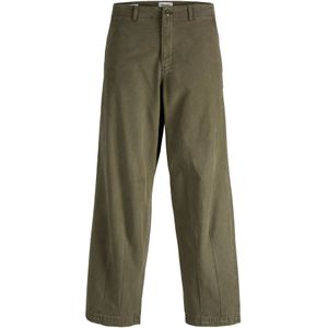 JACK & JONES Chino 'Barrel'  olijfgroen