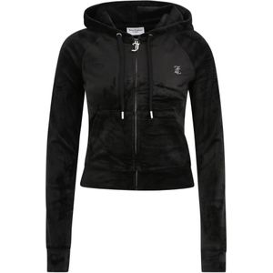 Juicy Couture Tall Sweatvest 'MADISON'  zwart / wit