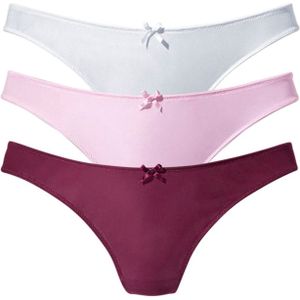 Petite fleur - String - Wit - 3 Stuks