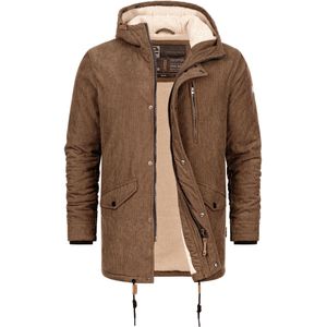 INDICODE JEANS Winterjas 'Ledley'  bruin