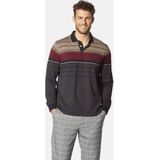 FILOSSI - Poloshirt - Donkerblauw - Gestreept - Ademend Materiaal