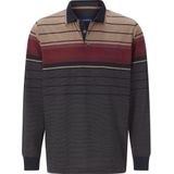 FILOSSI - Poloshirt - Donkerblauw - Gestreept - Ademend Materiaal