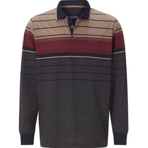 FILOSSI - Poloshirt - Donkerblauw - Gestreept - Ademend Materiaal