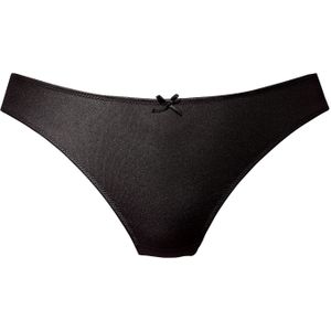 Vivance String - Slips - Zwart - Jacquardkant en Microtouch