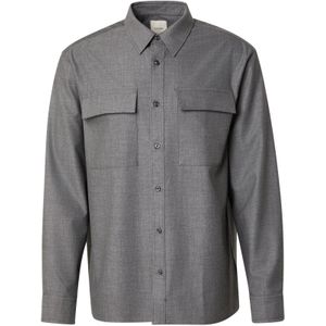 Calvin Klein Overhemd  grijs gemêleerd