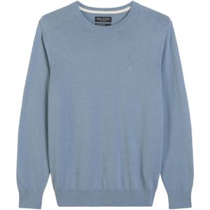 Marc O'Polo - Gebreide Pullover - Regular Fit - Effen - Mix van Katoen en Scheerwol