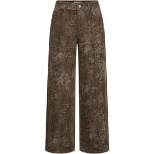 VILA Jeans  bruin / grijs