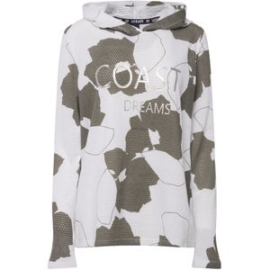LAURASØN - Sweatshirt - Groen - Dierenprint - Capuchon
