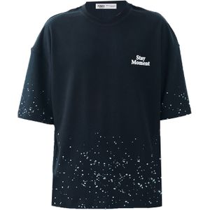 VAMOS CLO Shirt  zwart / wit