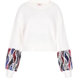 IZIA Trui  gemengde kleuren / wolwit