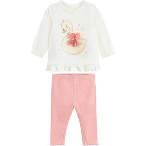 Cool Club Set  goud / zalm roze / wit