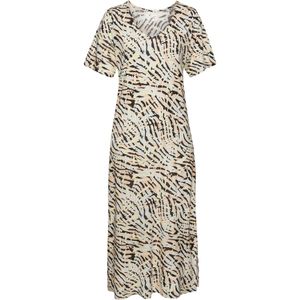 VIVANCE Zomerjurk  lichtgeel / abrikoos / zwart / wit