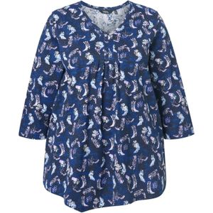 Ulla Popken Blouse  donkerblauw