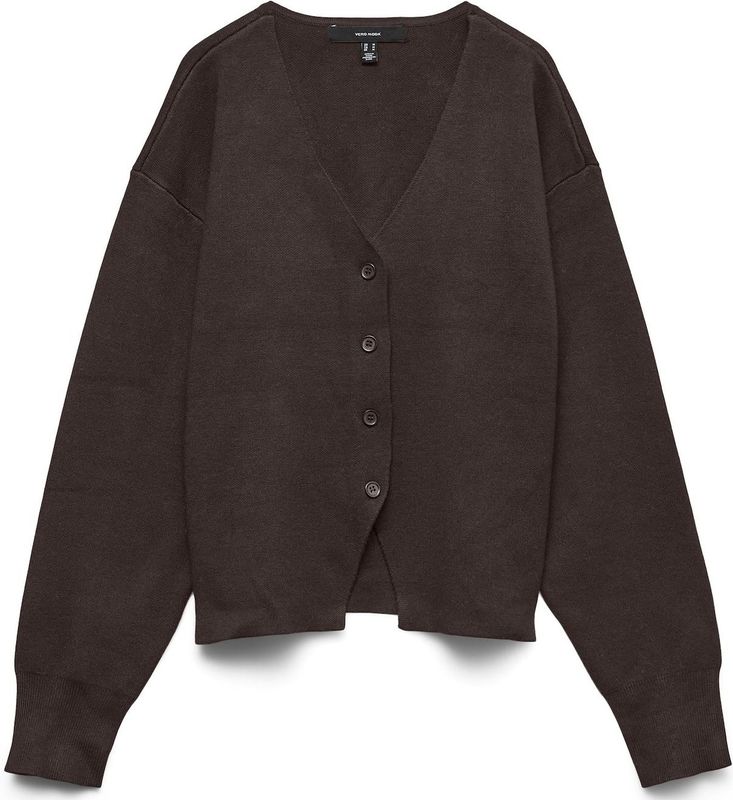 Vinucca - Gebreid Vest - V-Hals - Lange Mouwen - Regular Fit