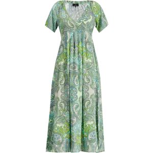 monari Jurk  crème / turquoise / appel / pastelgroen