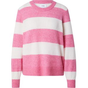 NÜMPH Trui 'Nuriette'  lichtroze / wit