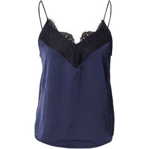 VILA Top 'VIAILA'  violetblauw / zwart