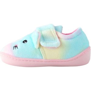 Next Huisschoenen  lichtblauw / lichtgeel / rosé / zwart