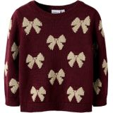 NAME IT Trui 'NMFREKKA'  ecru / wijnrood