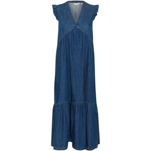 CULTURE - CU Berteline Arpa - Jurk - Donkerblauw - 7/8 Lengte