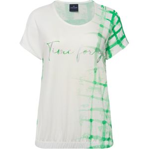 LAURASØN Shirt  groen / wit