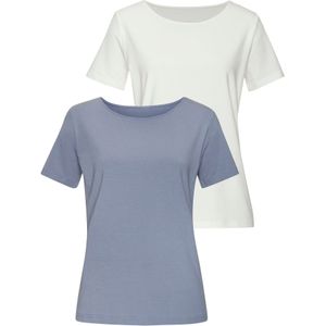 LASCANA Shirt  opaal / wit