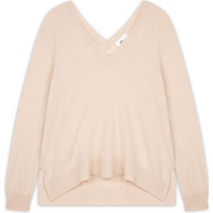 JUST CASHMERE Trui 'Opal'  sand