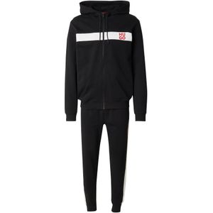HUGO Joggingpak 'DapieDoaky'  knalrood / zwart / wit