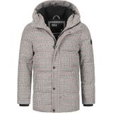 INDICODE JEANS - Cuppert - Gewatteerde Jas - Bordeaux - Zwart - Wit