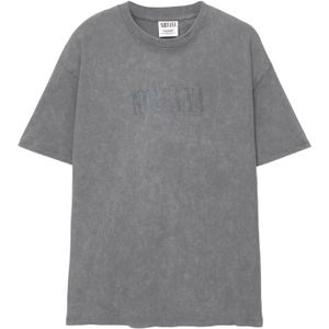 Pull&Bear Shirt  donkergrijs