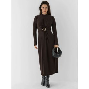 Hiccup Jurk  chocoladebruin