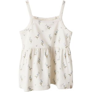 Top - Jersey - Mouwloos - Vierkante Hals - All-over Print - Ruches