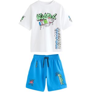 Next Set  blauw / appel / zwart / wit