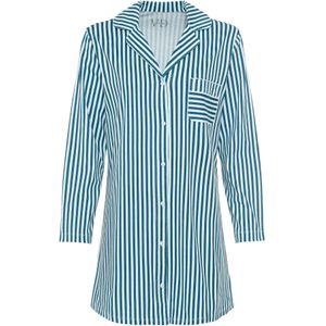 VIVANCE Nachthemd  blauw / wit