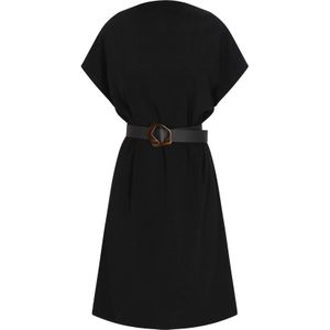 Usha - Jurk - Classic Look Collectie - Regular Fit - Knielang - Boothals