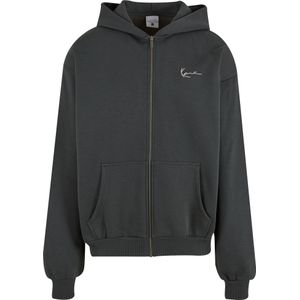 Karl Kani Sweatvest  zilvergrijs / zwart / wit