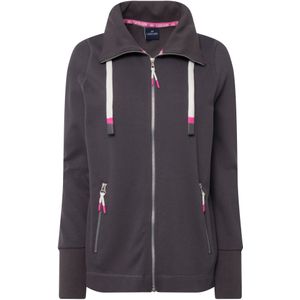 LAURASØN - Sweatvest - Donkergrijs - Normale Pasvorm - Lange Mouw