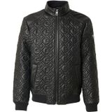 GUESS - Tussenjas - Zwart - Bikerjack - Licht Gevoerd