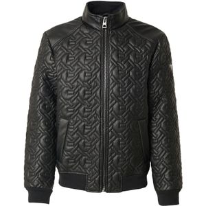 GUESS - Tussenjas - Zwart - Bikerjack - Licht Gevoerd