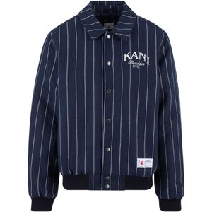 Collegejack met labelstitching