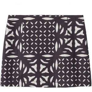 MANGO Rok 'Bea'  nachtblauw / natuurwit