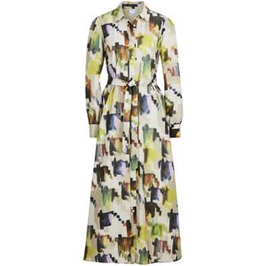 MADELEINE Blousejurk  blauw / geel / groen / wit